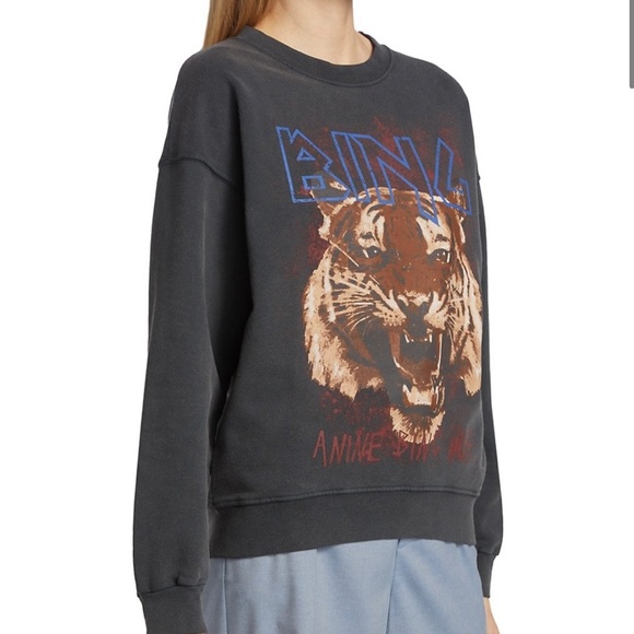 Anine Bing Tiger sweatshirt NWOT - Picture 4 of 11